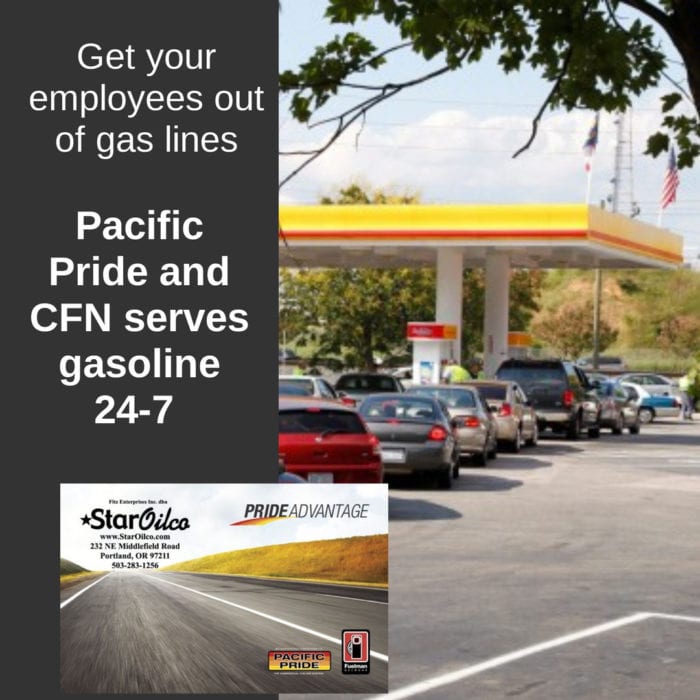 Get out of line - Use Pacific Pride and CFN