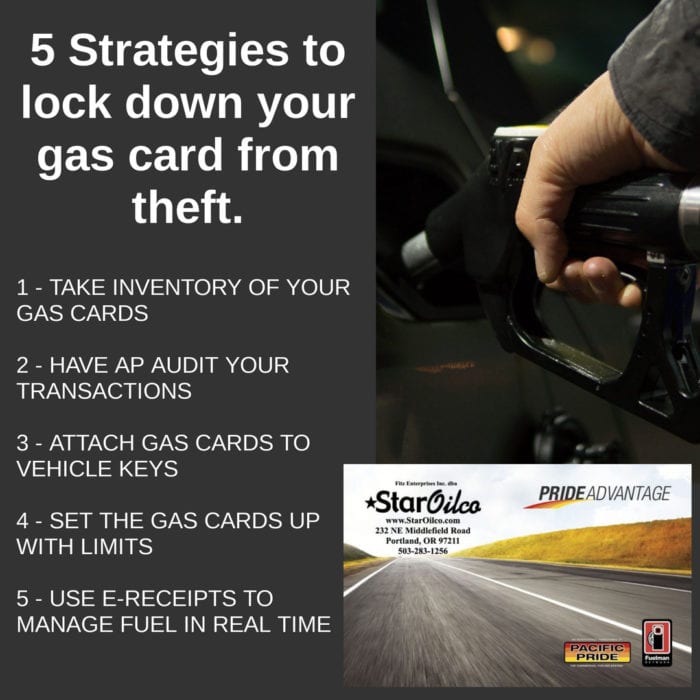 5 Strategies to lock down your gas card