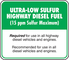 Ultra Low Sulfur Retail Diesel Label