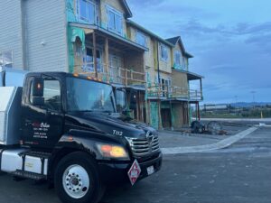 Mobile Fueling of Construction site in Portland, Oregon